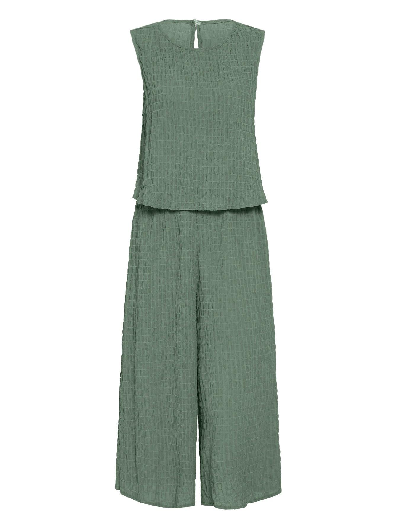 Loose Sleeveless Jumpsuit - AEI 97