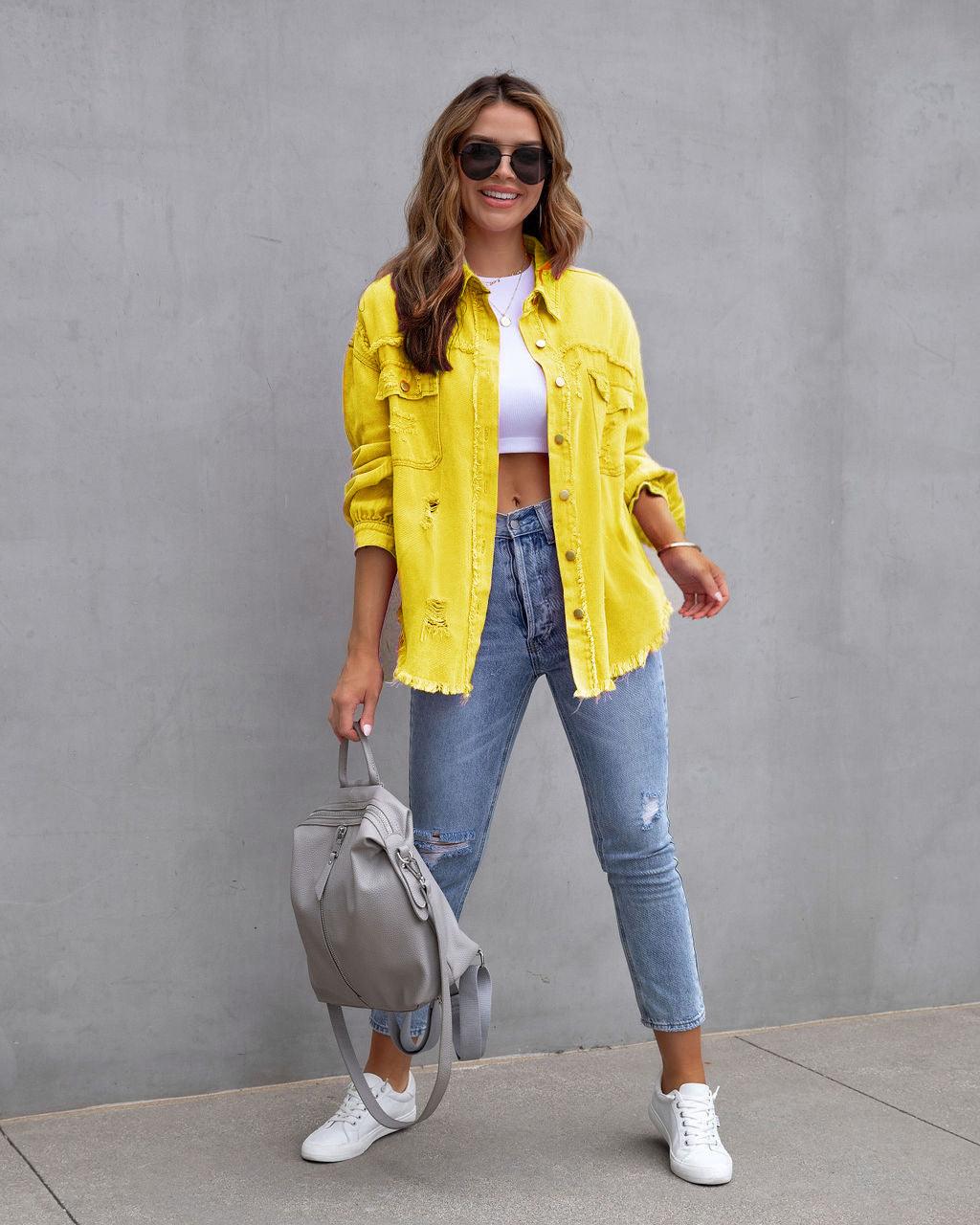 Ripped Shirt Jacket - AEI 97