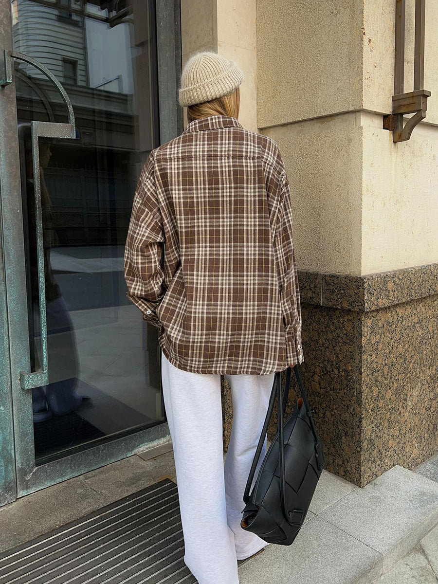 Cotton Plaid Shirt