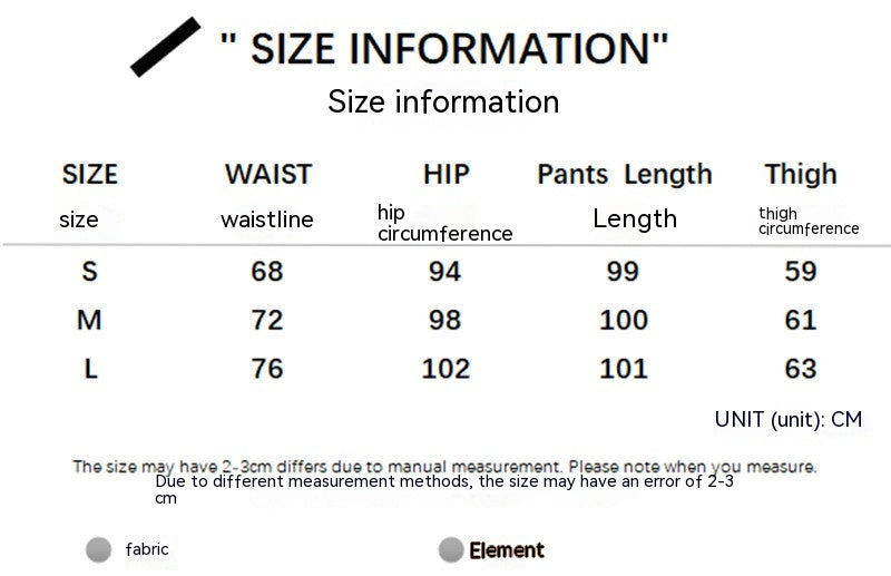 High waist Casual Pants