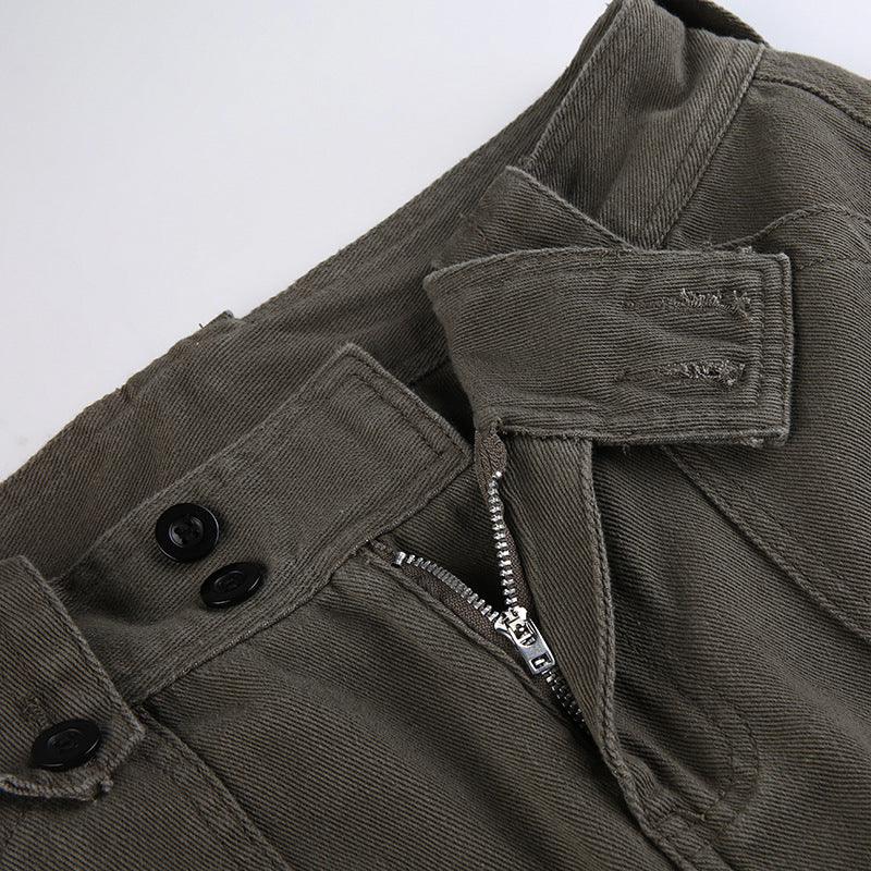 High waist Casual Pants