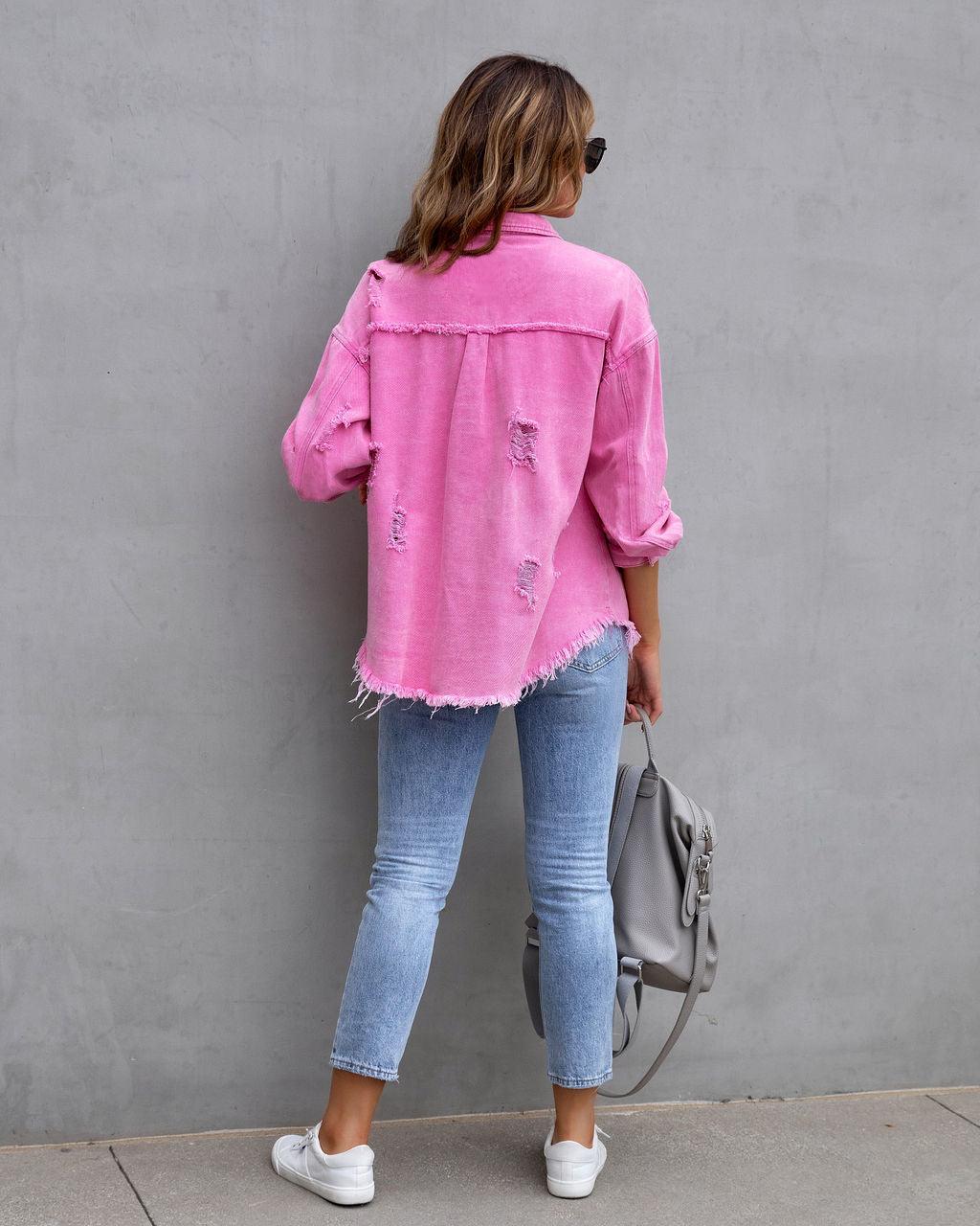 Ripped Shirt Jacket - AEI 97