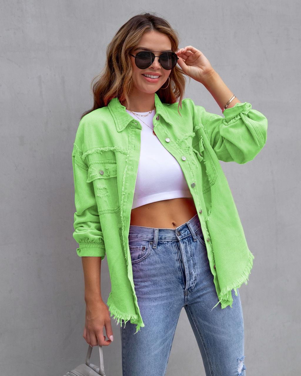 Ripped Shirt Jacket - AEI 97