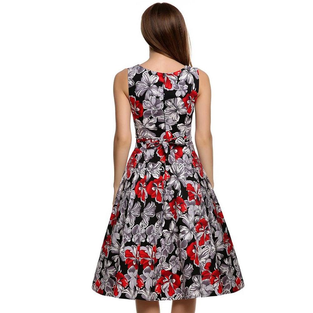 Vintage print dress - AEI 97