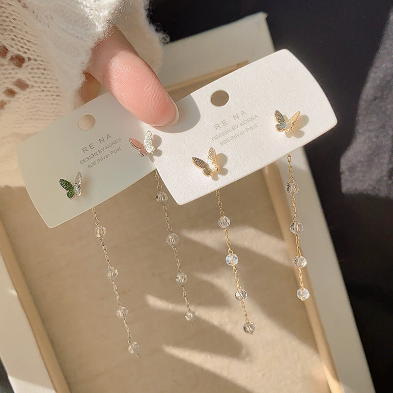 Butterfly Tassel Earrings
