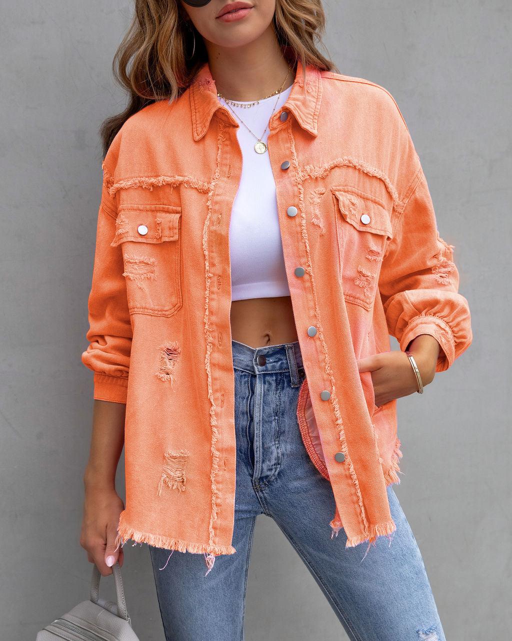 Ripped Shirt Jacket - AEI 97
