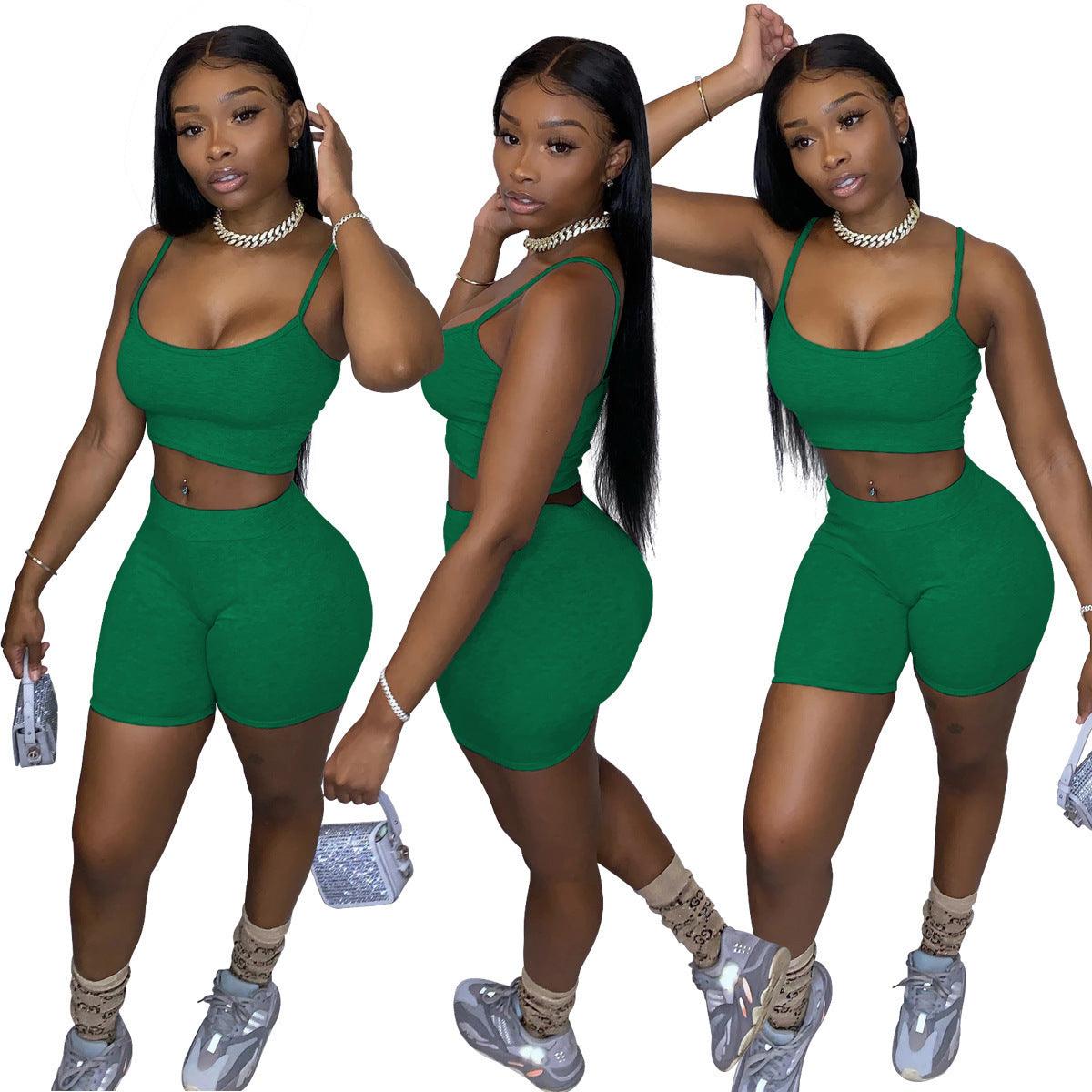 Midriff-baring Camisole Cycling Suit - AEI 97