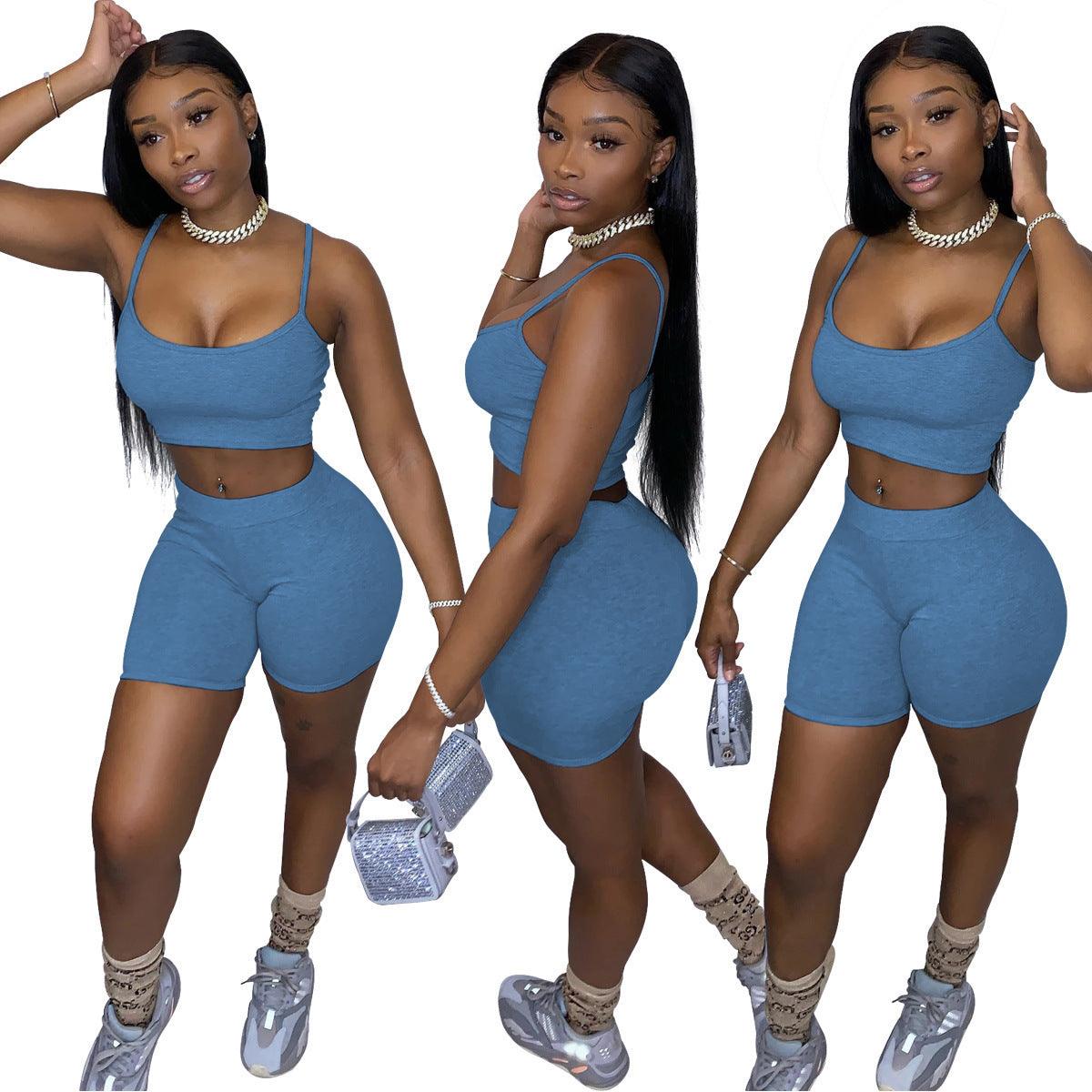 Midriff-baring Camisole Cycling Suit - AEI 97