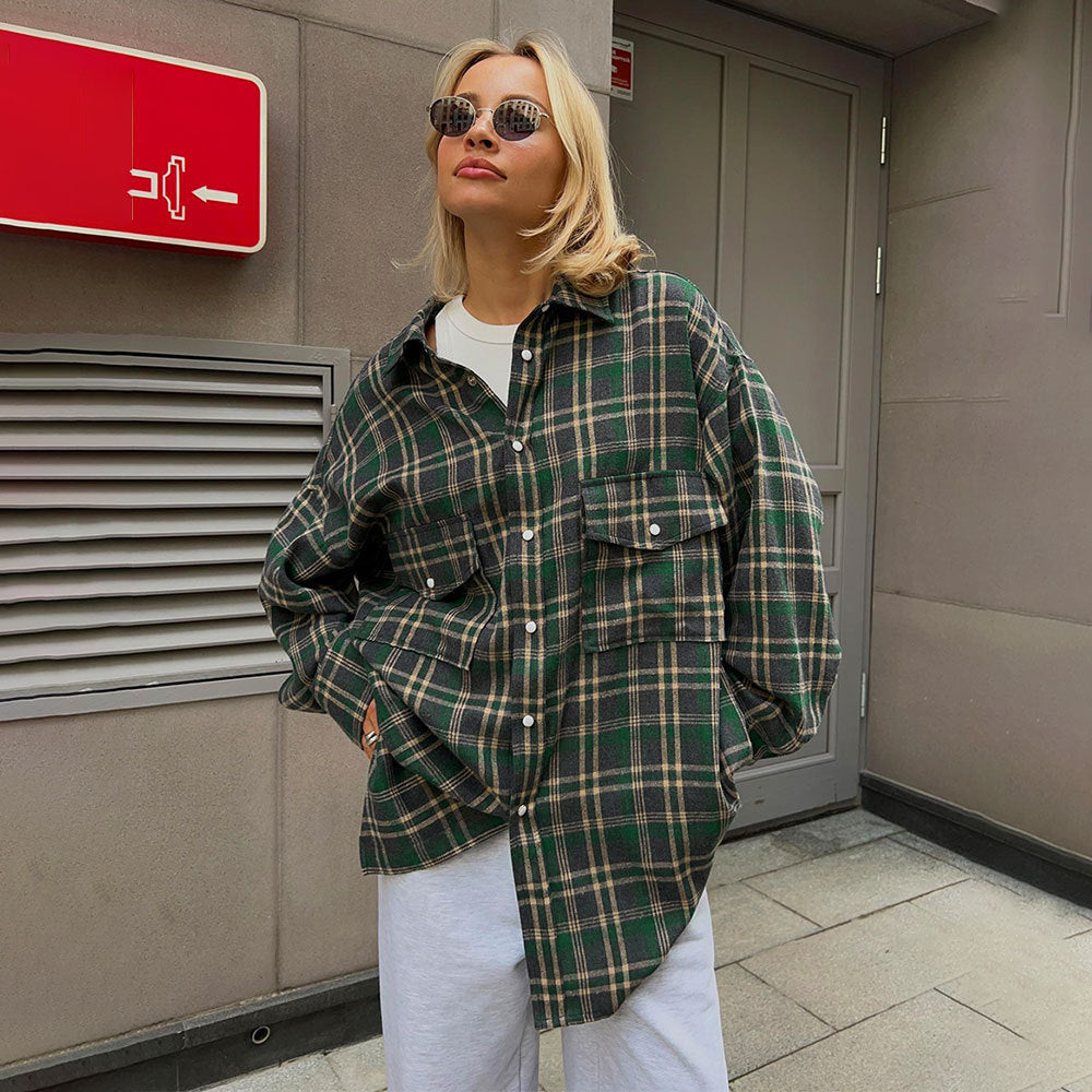 Cotton Plaid Shirt