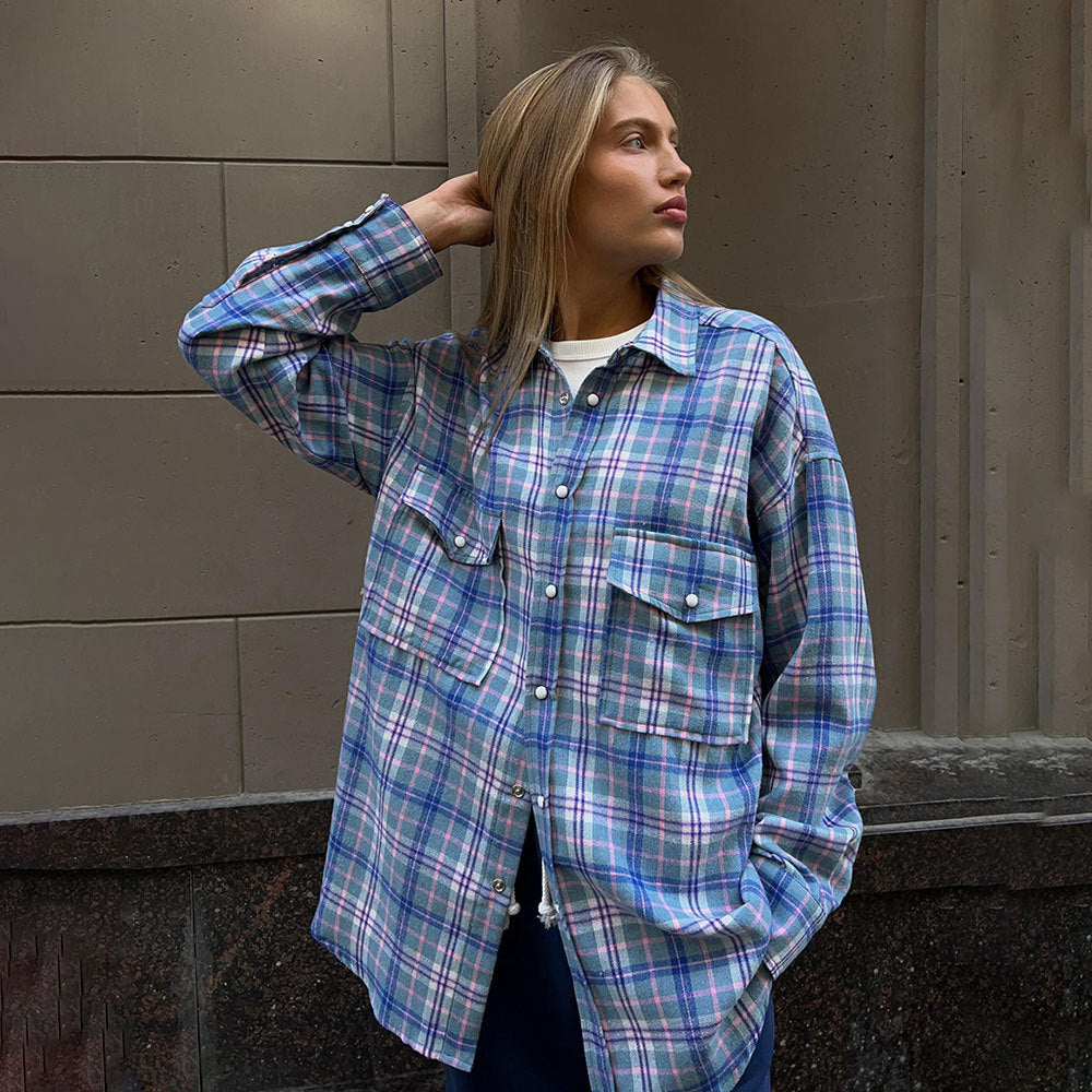 Cotton Plaid Shirt