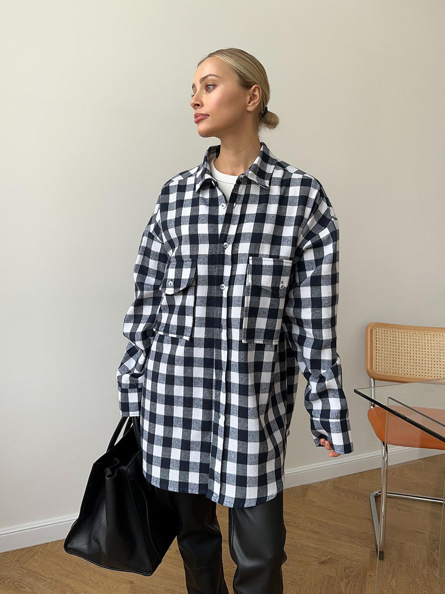 Cotton Plaid Shirt