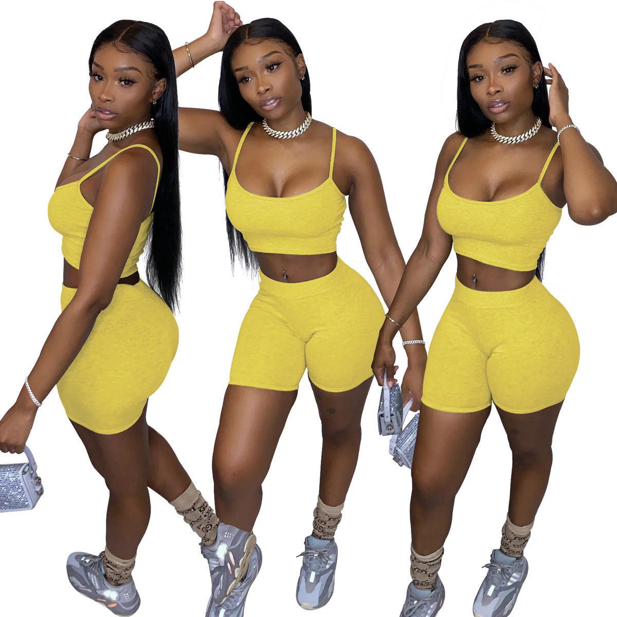 Midriff-baring Camisole Cycling Suit - AEI 97