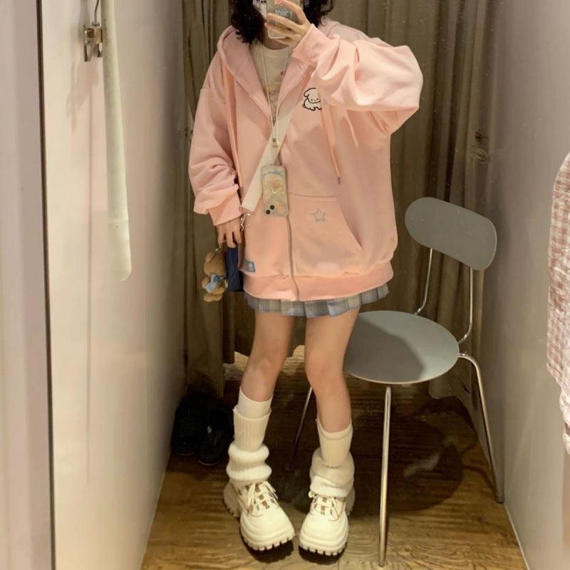 Sweet Little Dog Hooded Cardigan - AEI 97