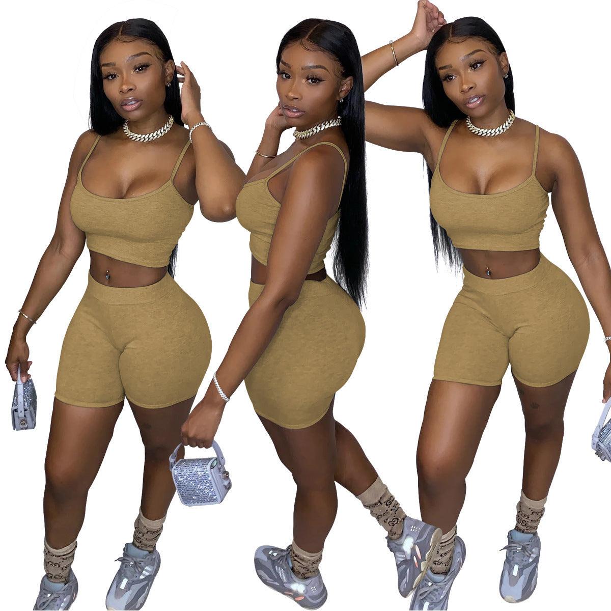 Midriff-baring Camisole Cycling Suit - AEI 97