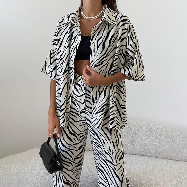 Zebra Striped Suit