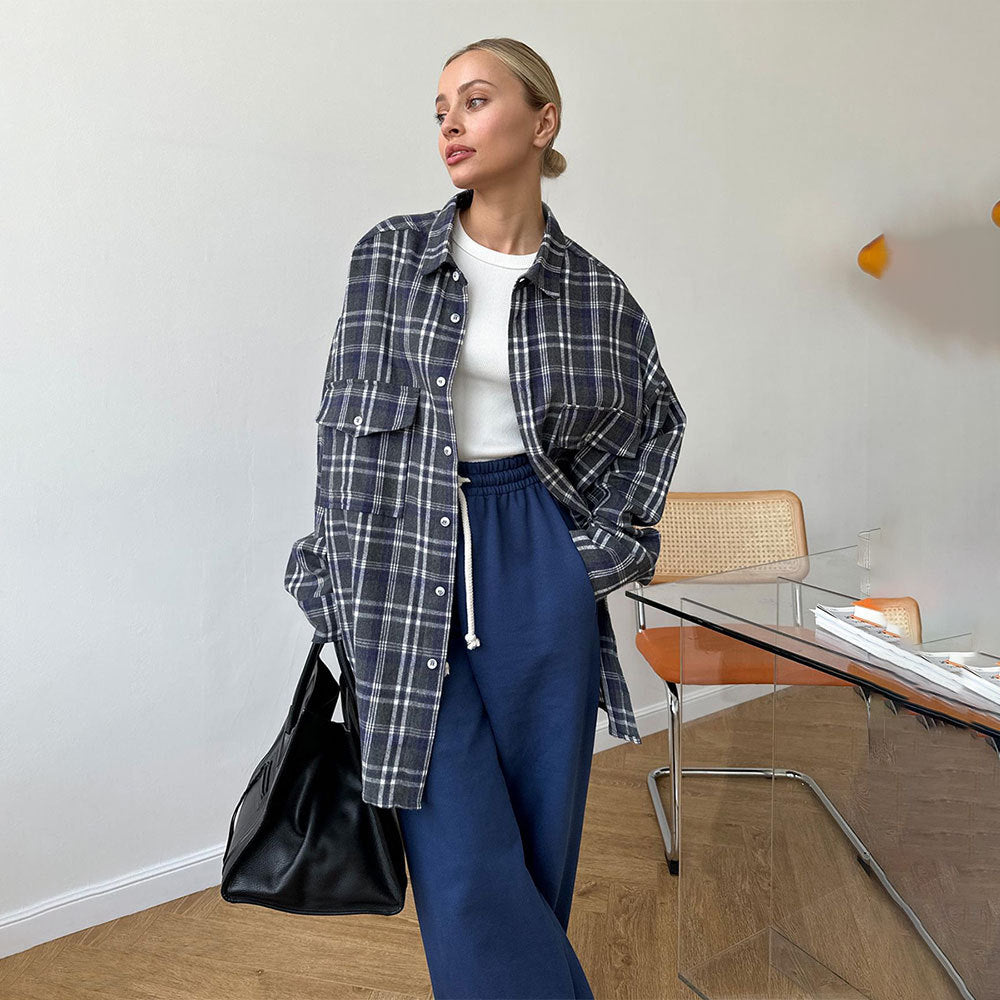 Cotton Plaid Shirt