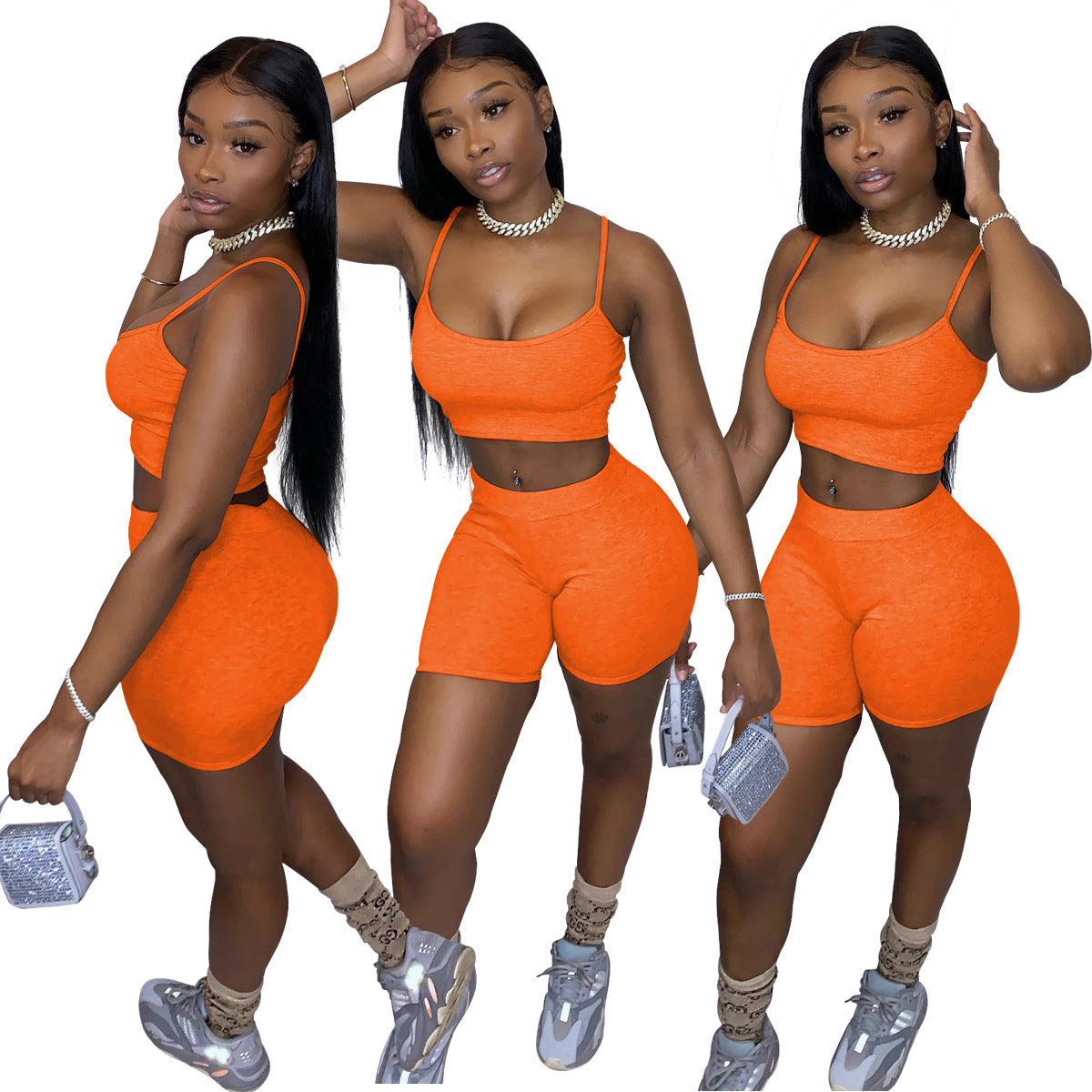 Midriff-baring Camisole Cycling Suit - AEI 97