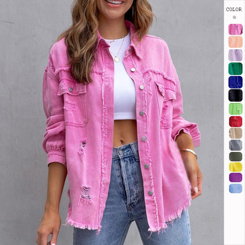 Ripped Shirt Jacket - AEI 97