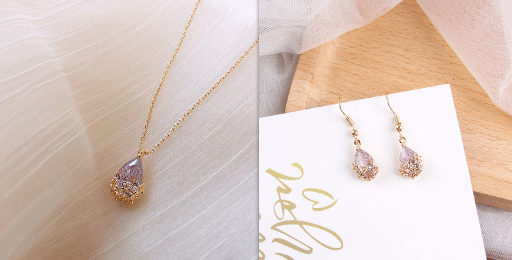 Crystal Water Drop Pendant