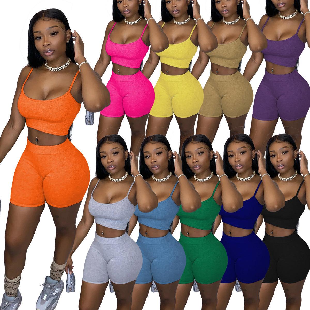 Midriff-baring Camisole Cycling Suit - AEI 97