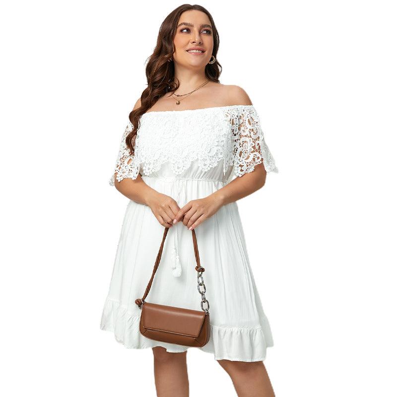 Off-shoulder Ruffled Skirt - AEI 97