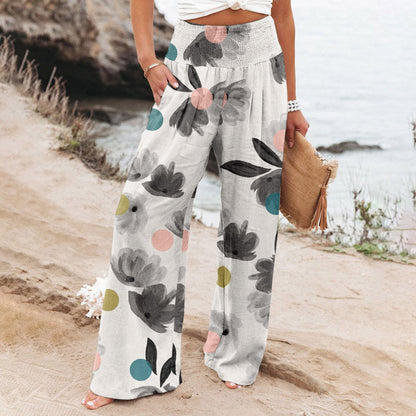 Printed Loose Trousers