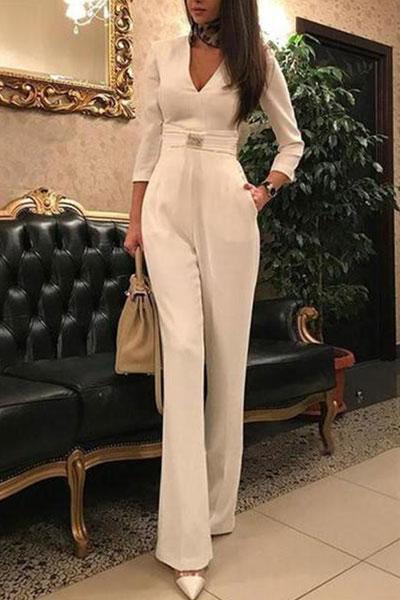 Split Sleeve Jumpsuit - AEI 97