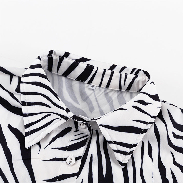 Zebra Striped Suit