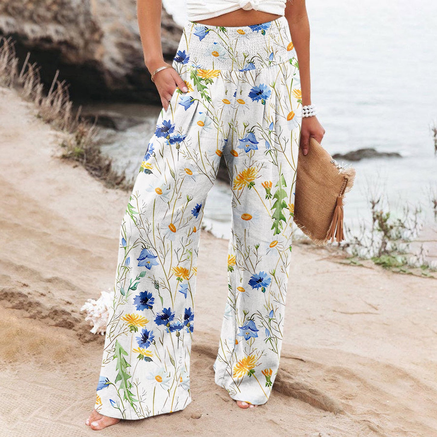 Printed Loose Trousers