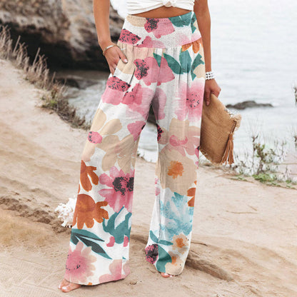 Printed Loose Trousers