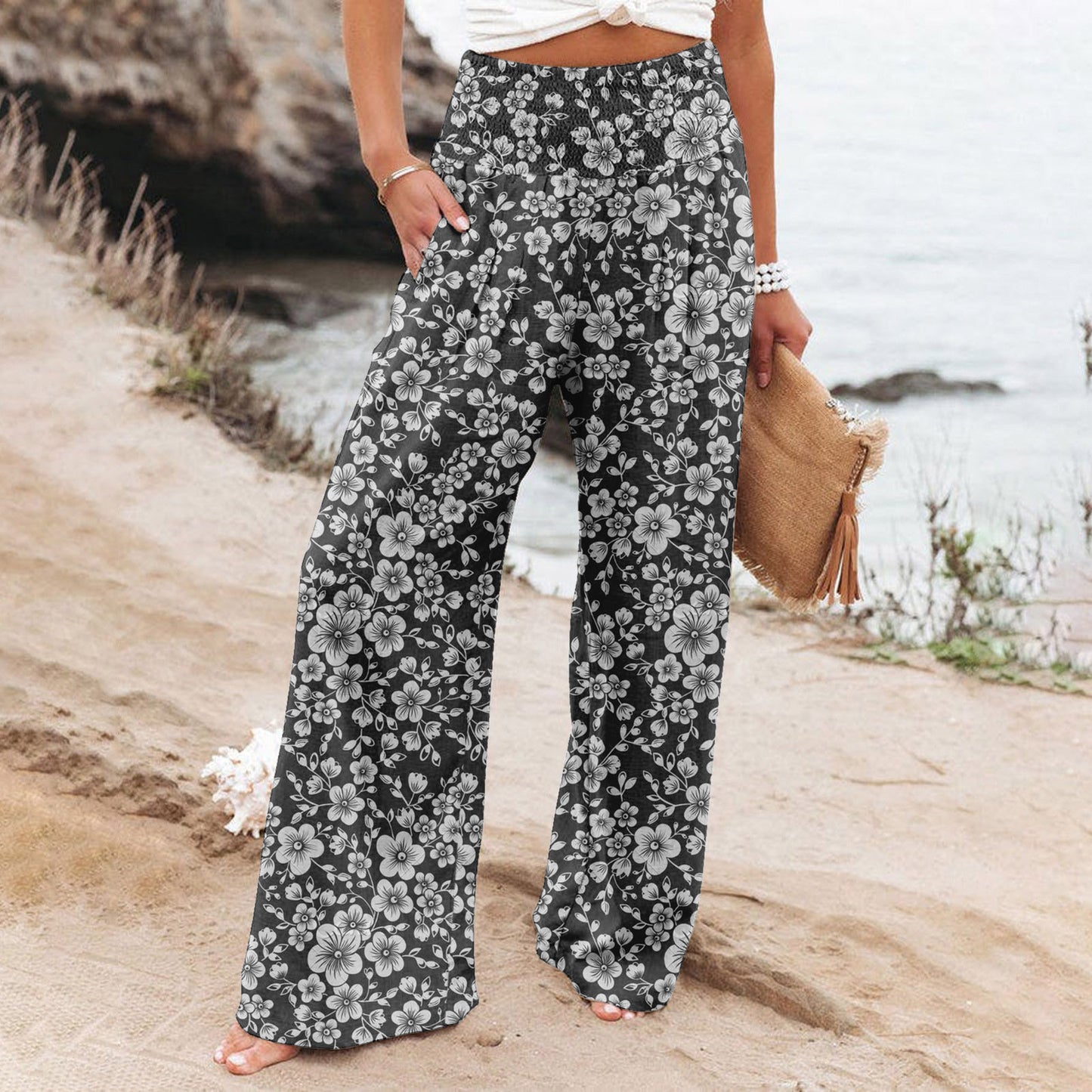 Printed Loose Trousers