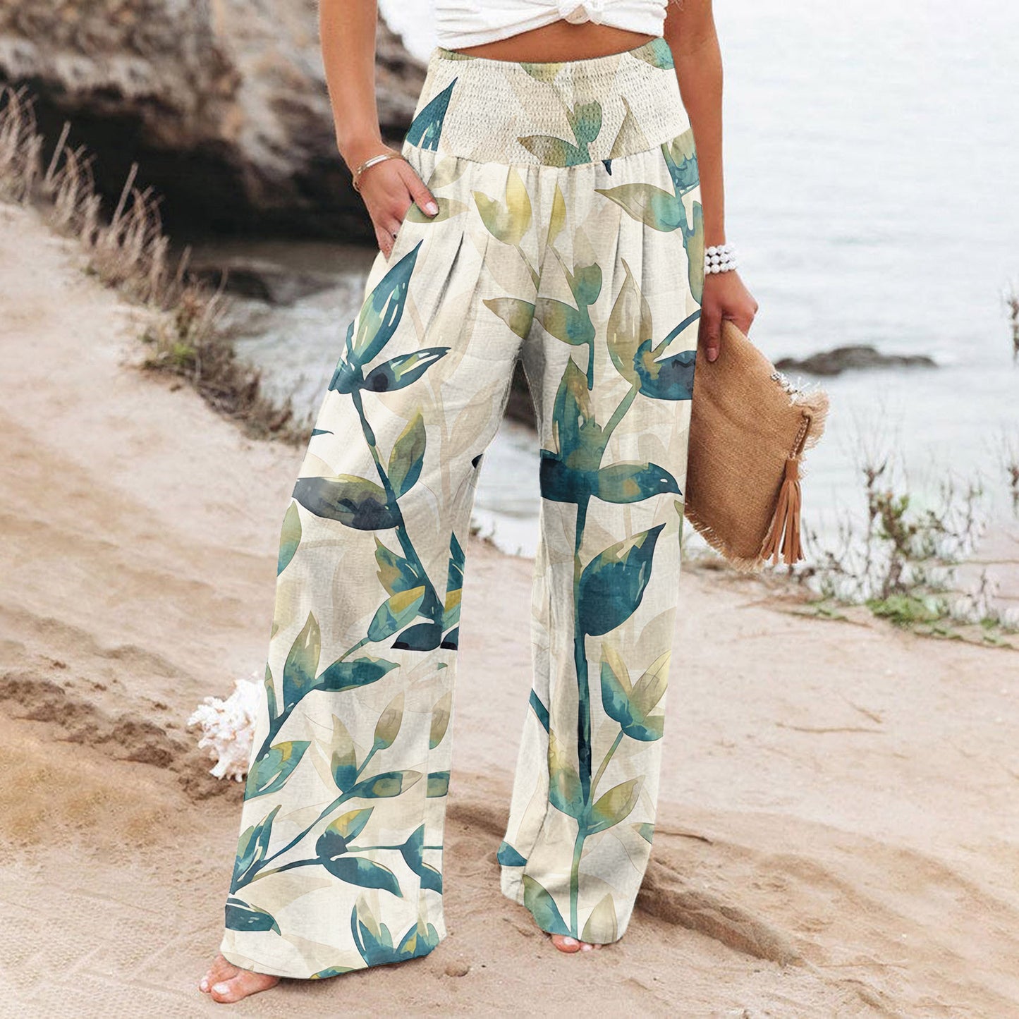 Printed Loose Trousers