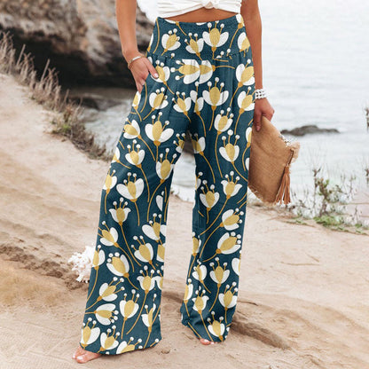 Printed Loose Trousers