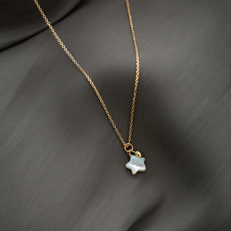 White Star Shell Necklace