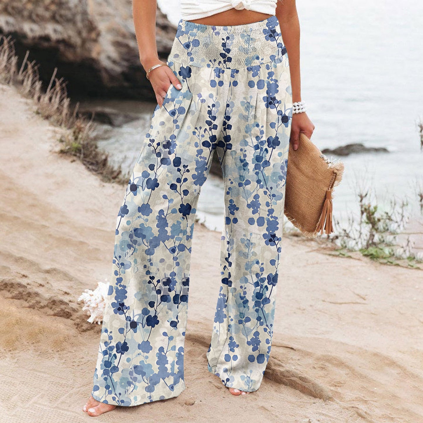 Printed Loose Trousers