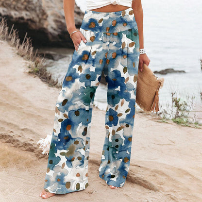 Printed Loose Trousers