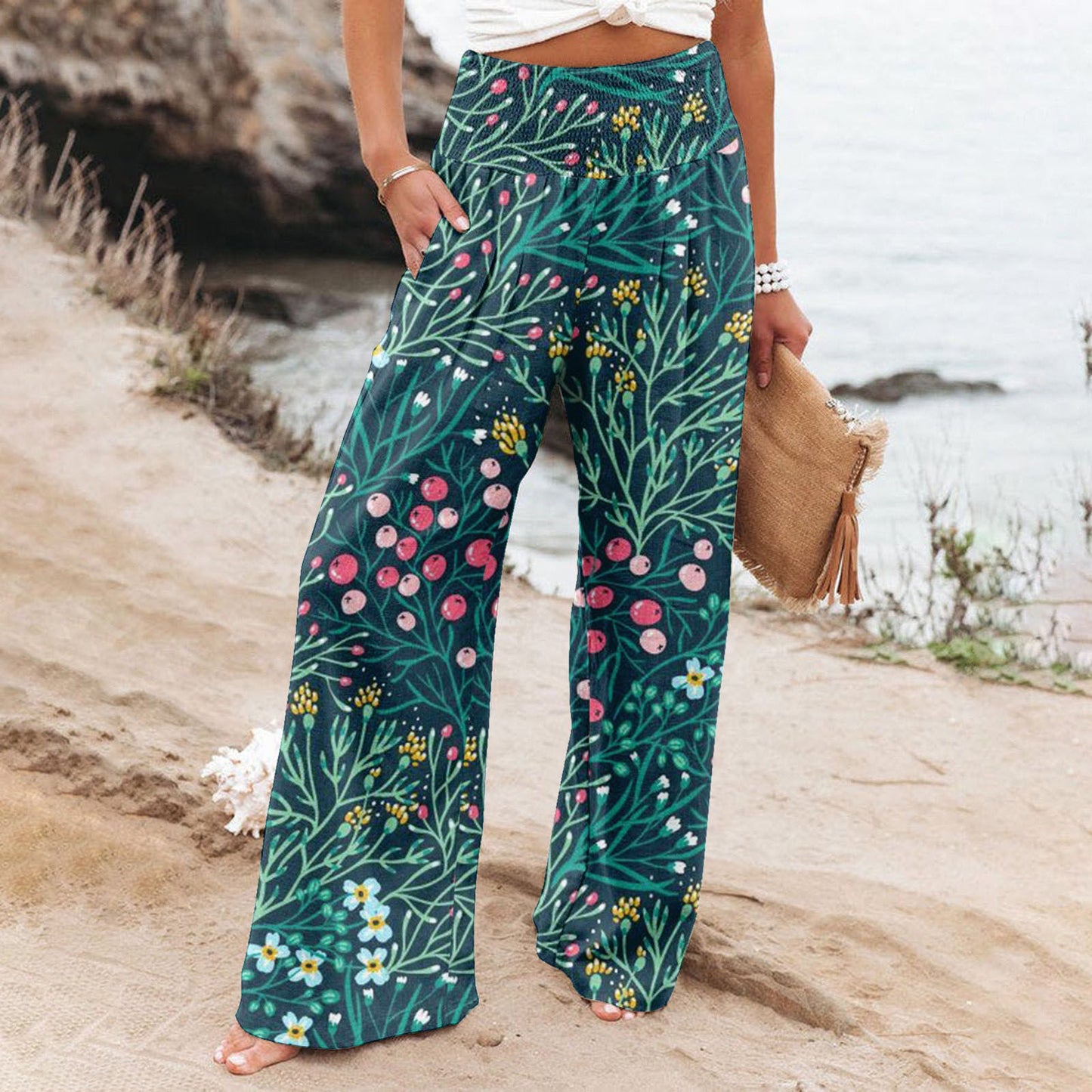 Printed Loose Trousers